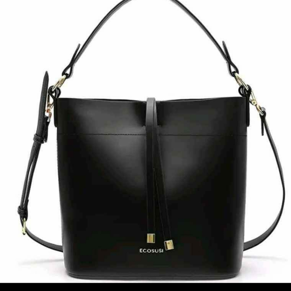 Brand new Ecosusi vegan leather black handbag